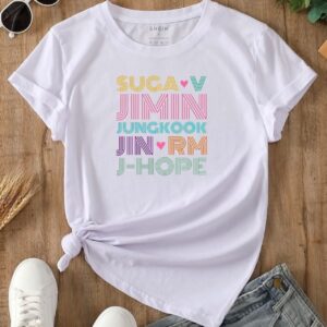 BTS OT7 Name T-Shirt – ARMY Essential