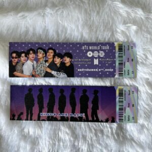 BTS OT7 Glitter Ticket 🎫 ARIRANG World Tour Special Edition