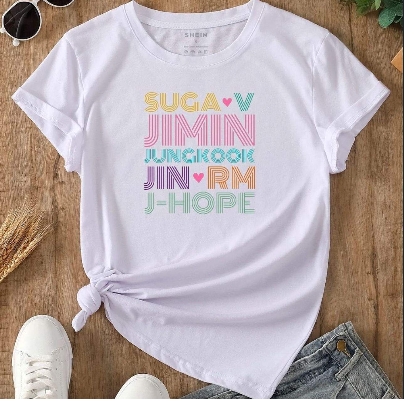 BTS OT7 Name T-Shirt – ARMY Essential