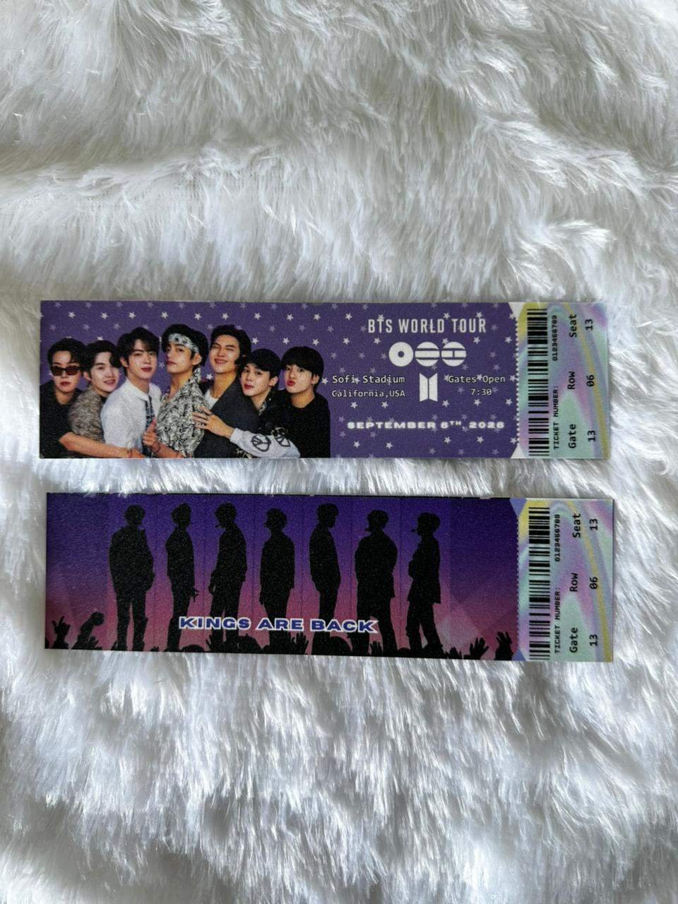 BTS OT7 Glitter Ticket 🎫 ARIRANG World Tour Special Edition